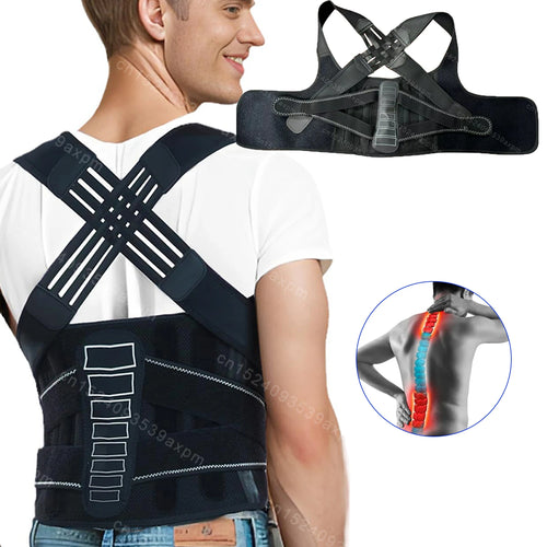 Ceinture de posture dorsale réglable pour femmes et hommes, redressement
